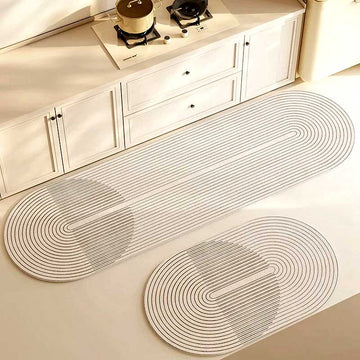 Tapete para Cozinha Antiderrapante Impermeável Design